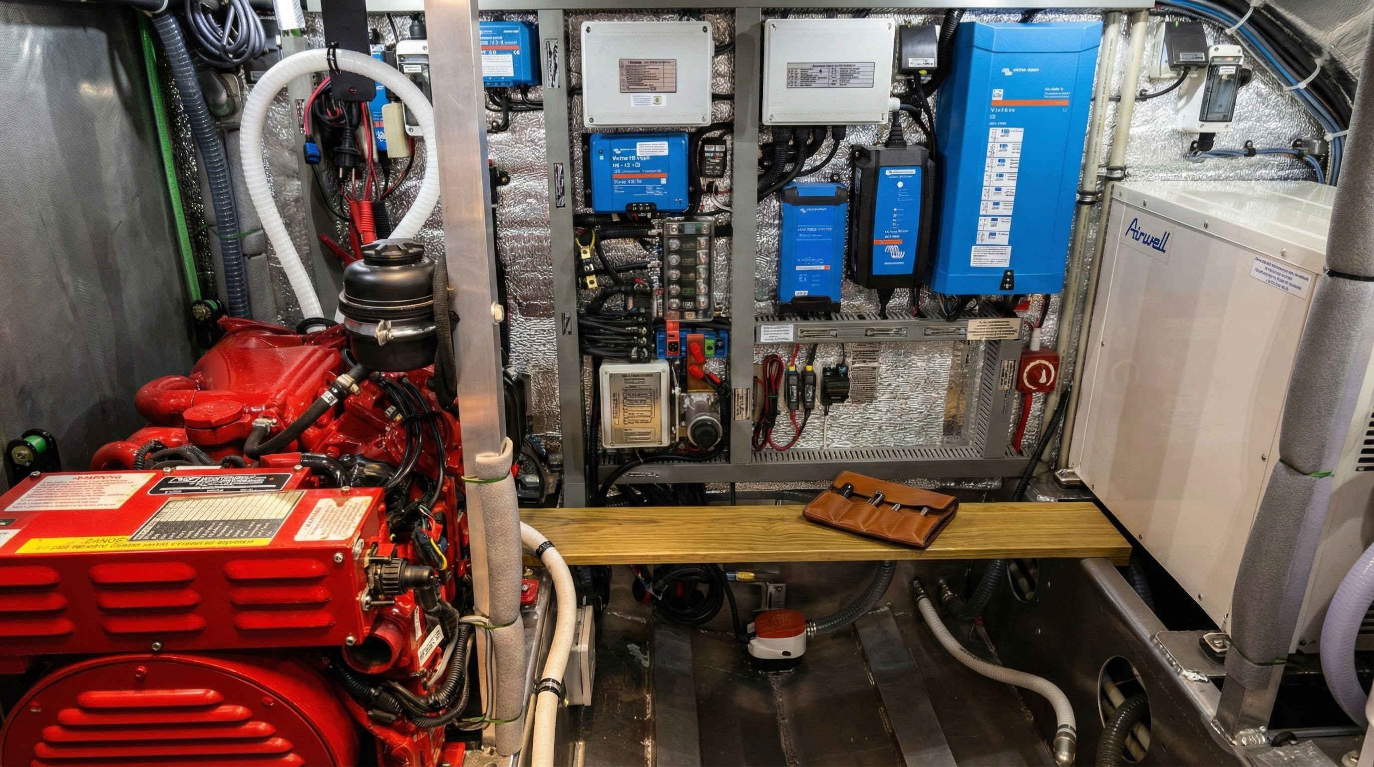 Техотсек: аккуратная силовая сборка