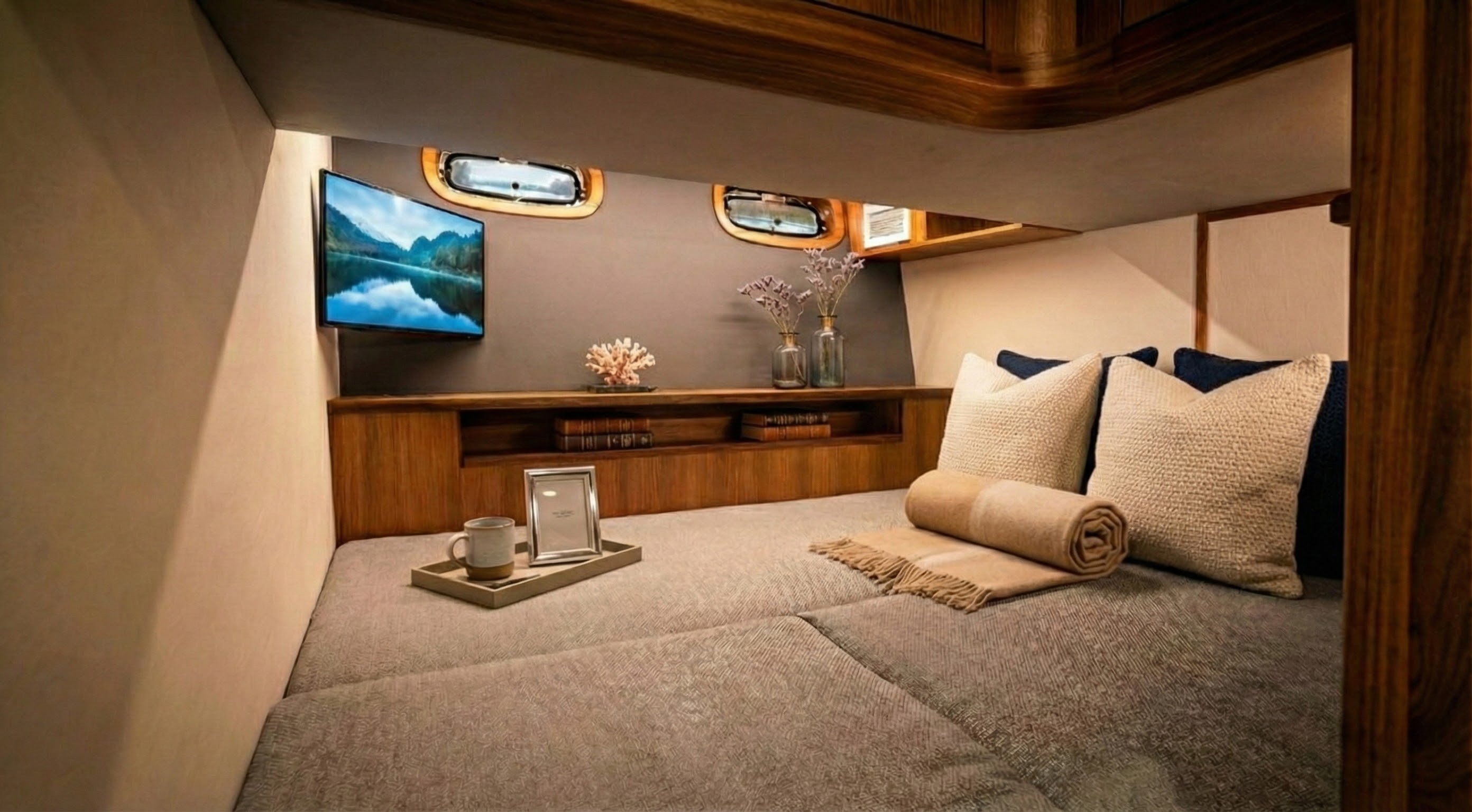 Нижняя каюта: уют и тишина